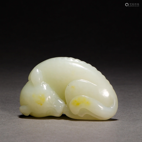 Qing Dynasty, Hetian Jade Beast