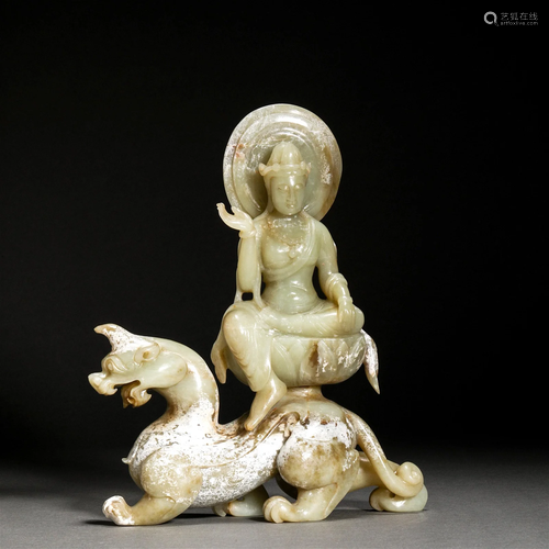 Han Dynasty,Hetian Jade Avalokitesvara