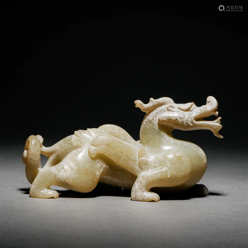 Han Dynasty, Hetian Jade Beast