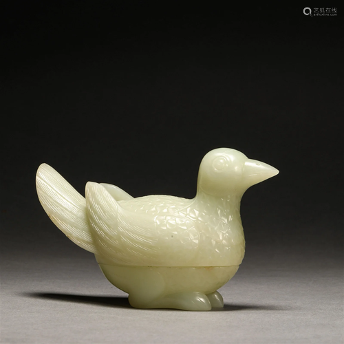 Han Dynasty,Hetian Jade Bird