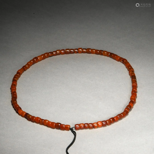 Liao Dynasty, Agate Necklace