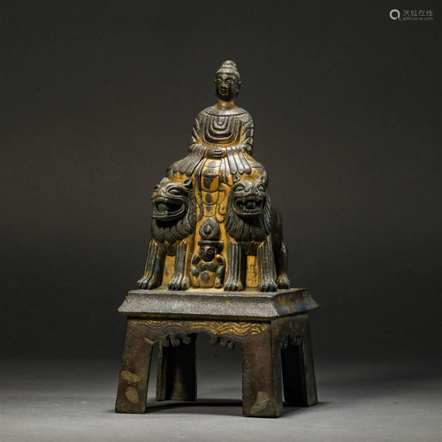 Liao Dynasty,Copper Buddha Statue