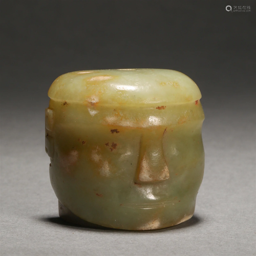 Han Dynasty,Hetian Jade Figure