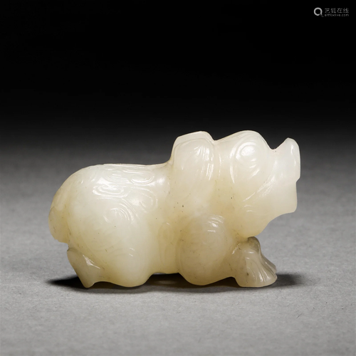 Qing Dynasty,Hetian Jade Dog