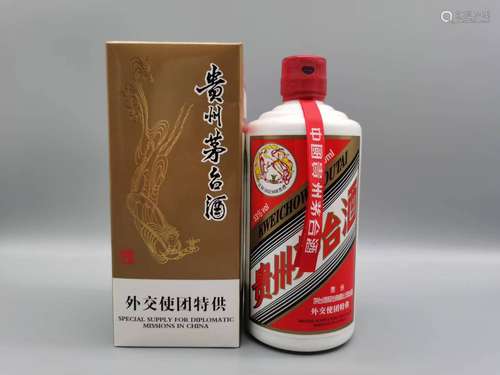 09年原箱外交使团特供茅台 500ML 53度 1件*6瓶