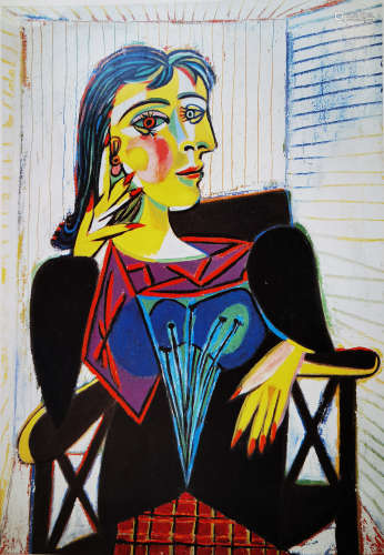 1993年 毕加索∣Portrait of Dora Maar 朵拉玛尔的肖像 孤品 版画...