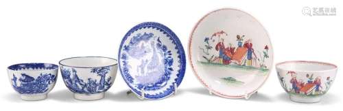 A GROUP OF 18TH CENTURY PORCELAIN