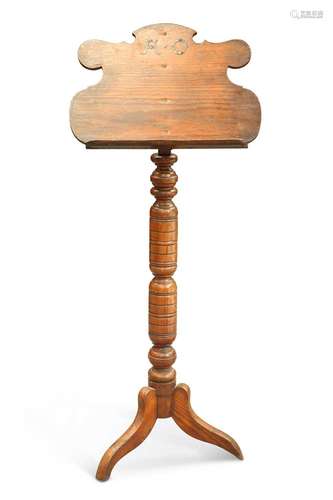 A VICTORIAN PINE MUSIC STAND