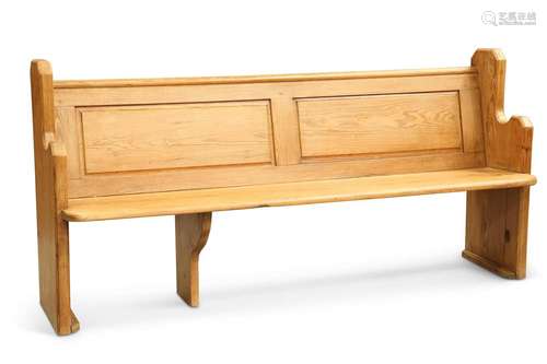 A PITCH PINE PEW