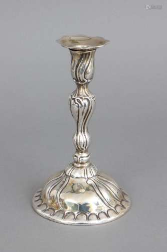 Silber Kerzenleuchter des 19. Jahrhunderts
