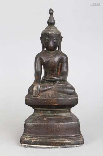 Asiatischer Bronze Buddha des 18. Jahrhunderts (?)
