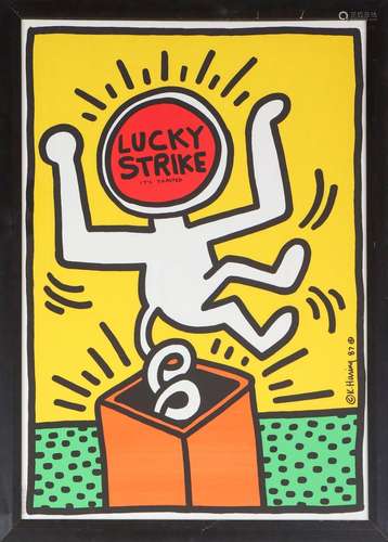 KEITH HARING (1958 Reading/Pennsylvania - 1990 New York City...