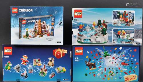 LEGO SETS - X4 CHRISTMAS LEGO SETS