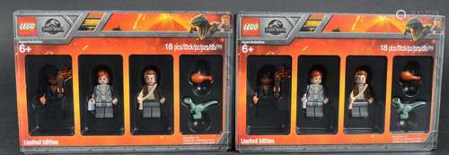 LEGO MINIFIGURES - JURASSIC WORLD - X2 FACTORY SEALED MINIFI...