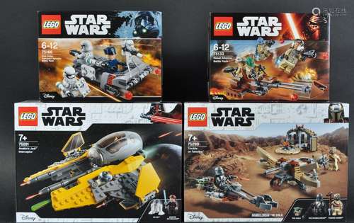 LEGO SETS - STAR WARS - X4 FACTORY SEALED STAR WARS LEGO SET...