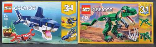 LEGO SETS - LEGO CREATOR - DEEP SEA CREATURES & MIGHTY D...