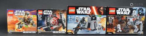 LEGO SETS - STAR WARS - X4 FACTORY SEALED LEGO SETS