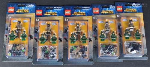 LEGO MINIFIGURES - DC SUPER HEROES - X5 FACTORY SEALED MINIF...