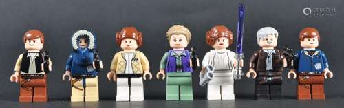 LEGO MINIFIGURES - STAR WARS - PRINCESS LEIA & HAN SOLO