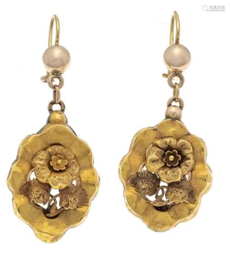 Biedermeier flower earrings GG