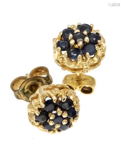 Sapphire ear studs GG 585/000