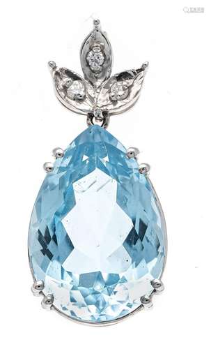 Blue topaz pendant WG 585/000