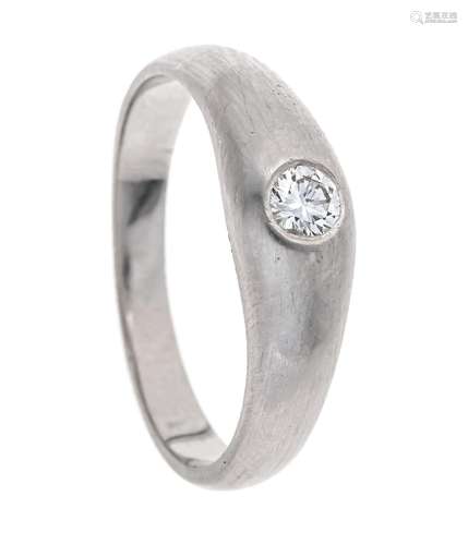 Brilliant ring platinum 850/00