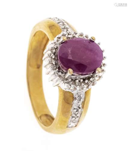 Ruby diamond ring GG/WG 333/00