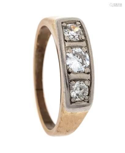 Brilliant-cut diamond ring GG/