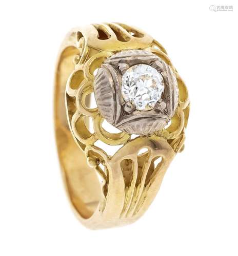 Old-cut diamond ring GG/WG 585