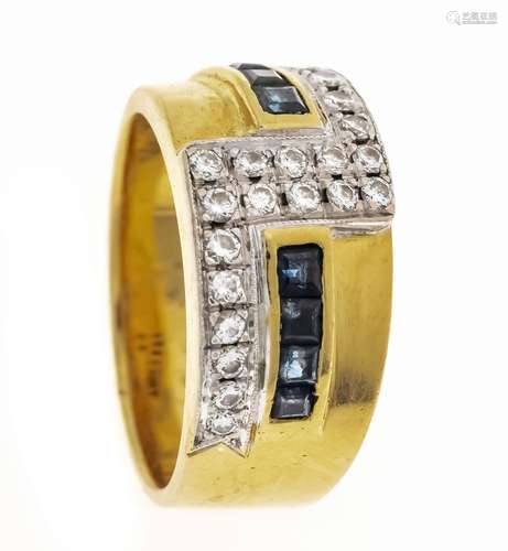 Sapphire and diamond ring GG/W