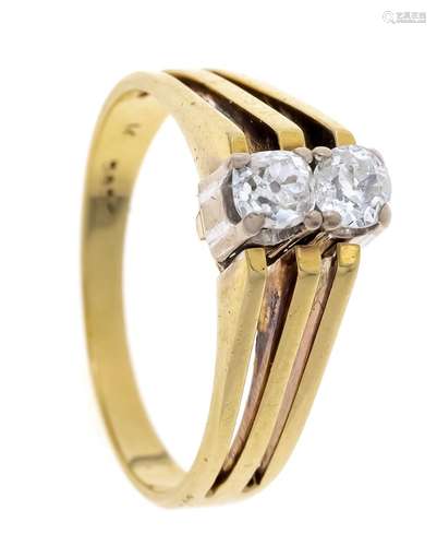 Old-cut diamond ring GG/WG 585