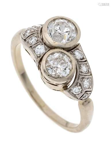 Old-cut diamond ring WG 585/00