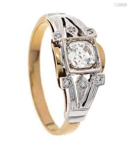 Old-cut diamond ring GG/WG 585