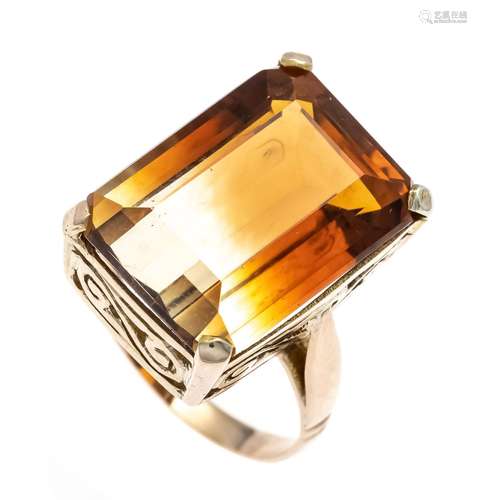 Citrine ring GG 333/000 unstam