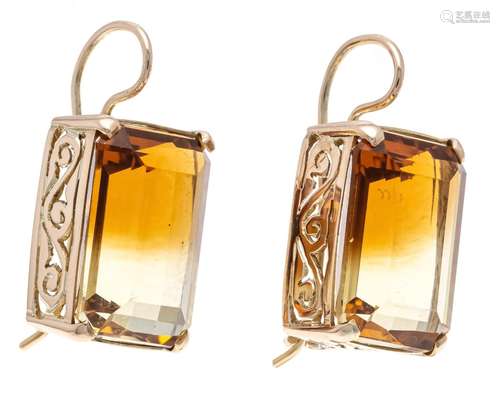 Citrine earrings GG 333/000 un