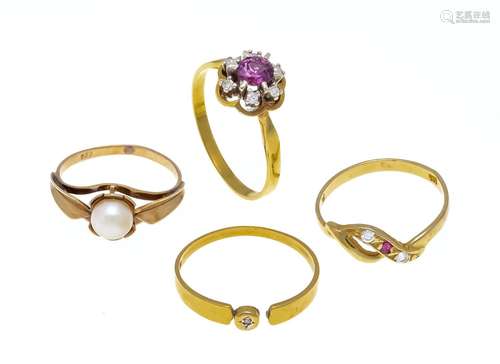 4-piece ring set 2 x GG 585/00