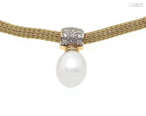 Diamond pearl necklace GG 585/