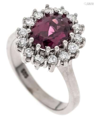 Spinel-cut diamond ring WG 585