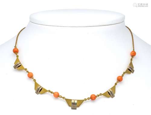 Coral necklace GG/WG 585/000 w