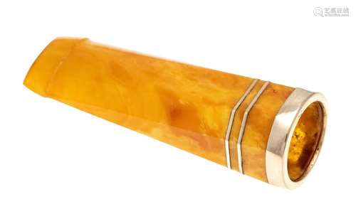 Amber mouthpiece with mount an