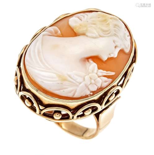 Shell gem ring GG 585/000 with