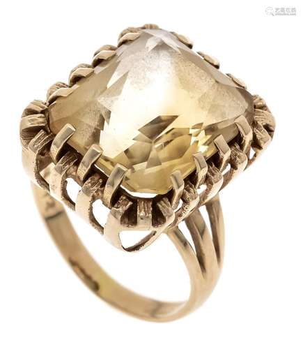 Citrine ring GG 585/000 with a