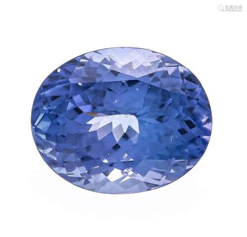 Tanzanite, oval faceted, 3,72