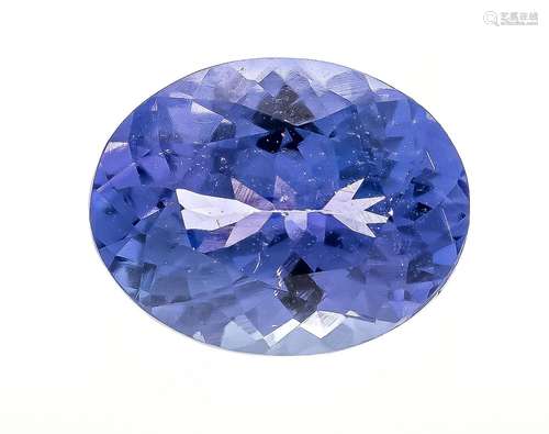 Tanzanite, oval faceted, 3,50