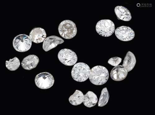 loose brilliants, diamonds, ro