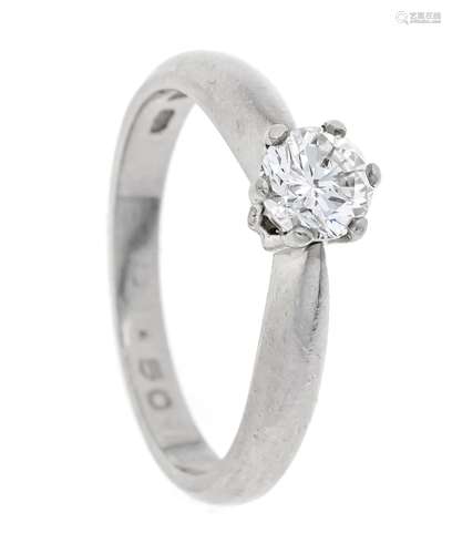 Solitaire ring platinum 950/00