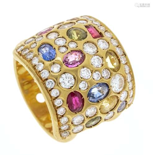 Multicolour diamond ring GG 75