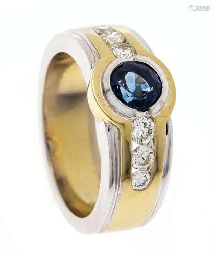 Sapphire diamond ring GG/WG 58