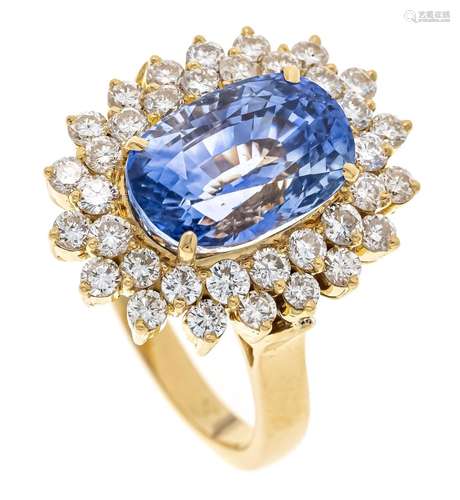 Sapphire diamond ring GG 750/0